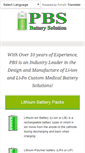 Mobile Screenshot of battery-solution.com